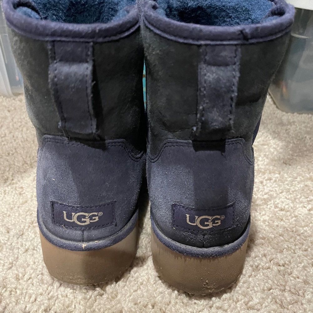 Uggs blue wedge bootie Kristin. 7.5